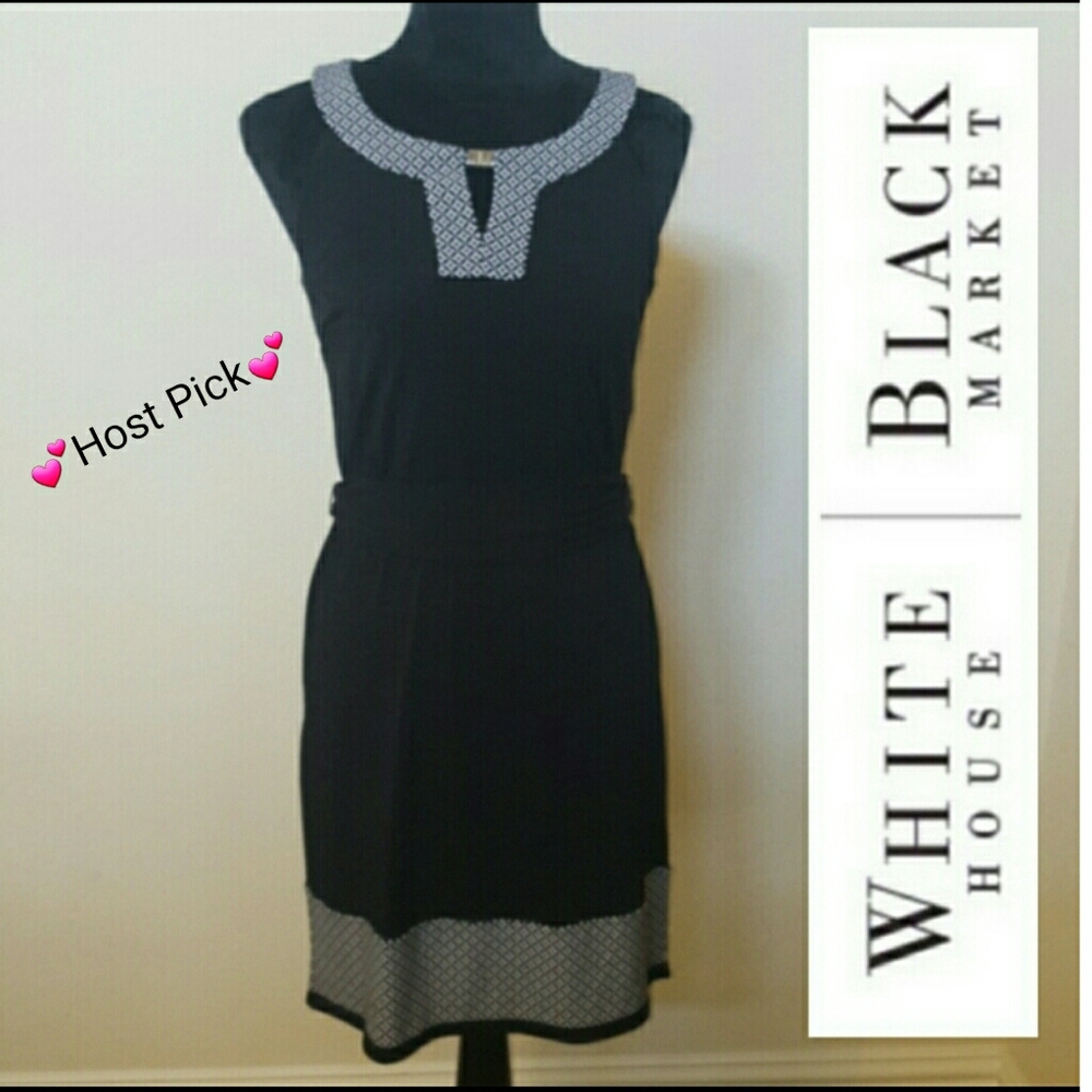 ❤HP❤NWOT WHBM Black & White Dress❤ - Picture 1 of 12